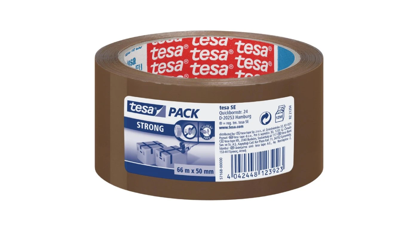 TESA Verpackungsband braun 50 mm x 66 m