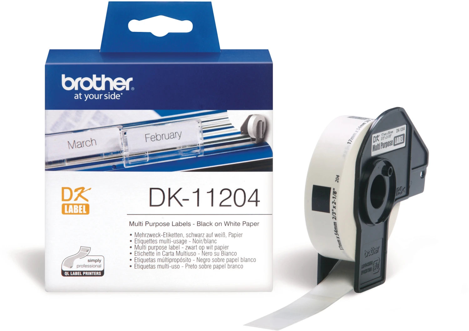 BROTHER P-TOUCH DK-11204 Mehrzweck-Etiketten