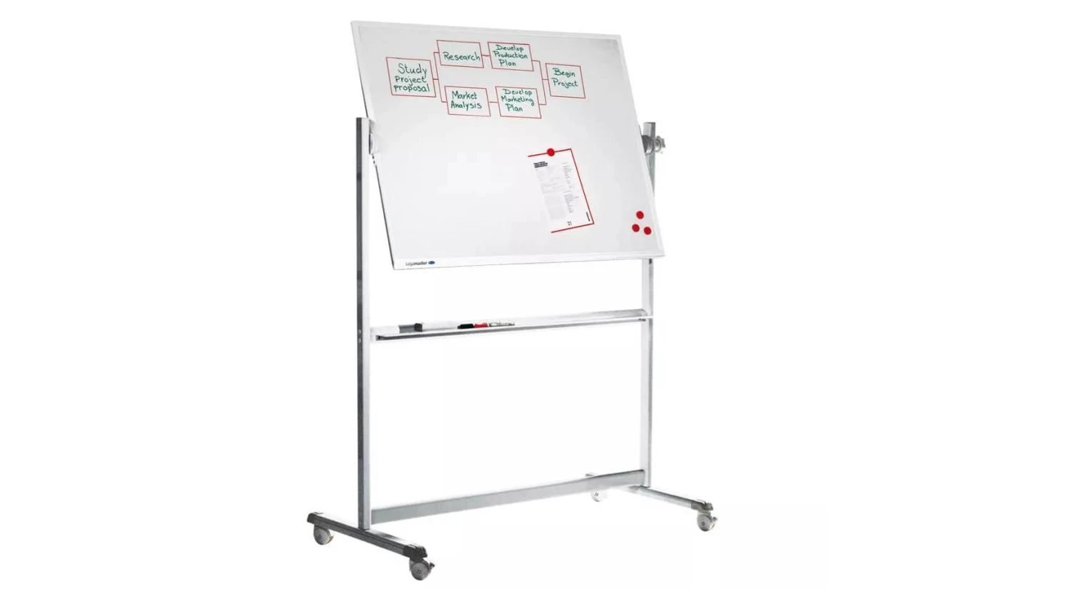 LEGAMASTER Professional Stativ-Drehtafel 100 x 150 cm