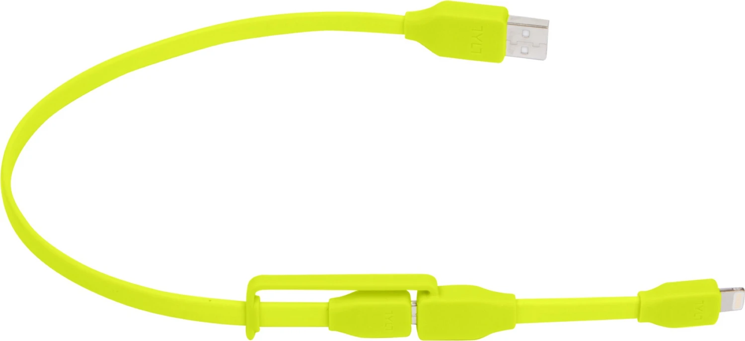 TYLT SYNCABLE DUO USB zu Lightning- und Micro-USB 1m