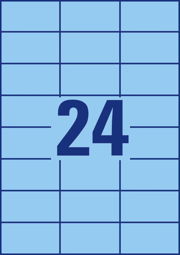 AVERY ZWECKFORM 3449 Etiketten, 70 x 37 mm, 100 Blatt