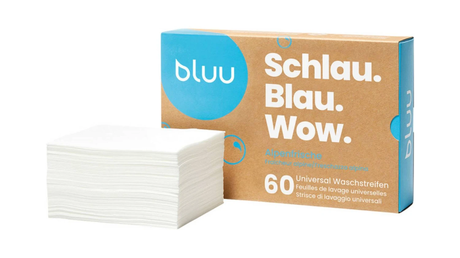 BLUU Universal Waschstreifen Alpenfrische 60 Stück
