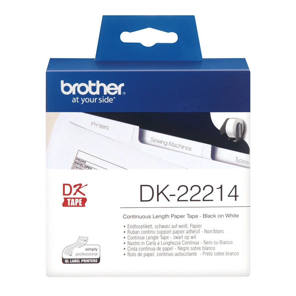 BROTHER P-TOUCH DK-22214 Endlos-Etiketten