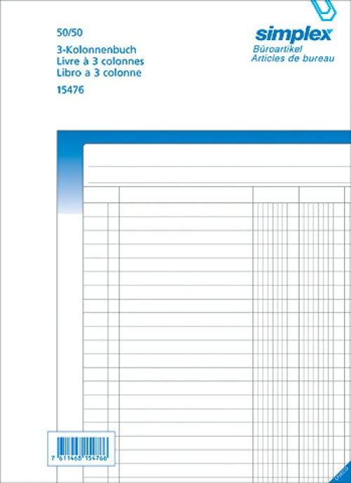 SIMPLEX Kolonnenbuch A4