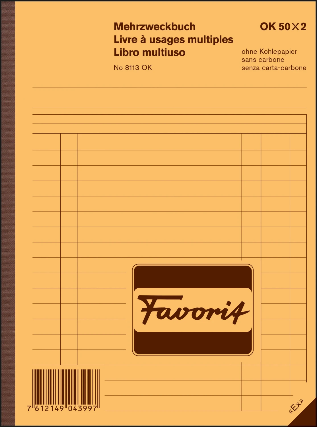 Durchschreibeblock Mehrzweck Favorit A5 Nr. 8113 OK