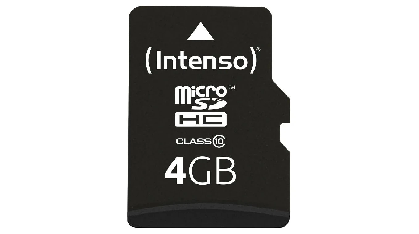 INTENSO micro SDHC Card Class 10 - 4GB