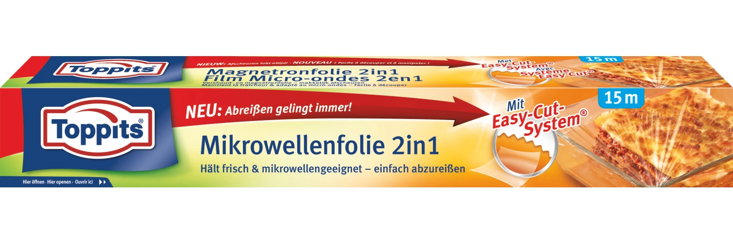 TOPPITS Mikrowellenfolie 2in1
