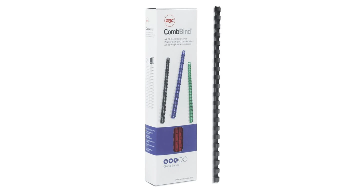 GBC Plastikbindrücken 6mm, A4, 100 Stk.