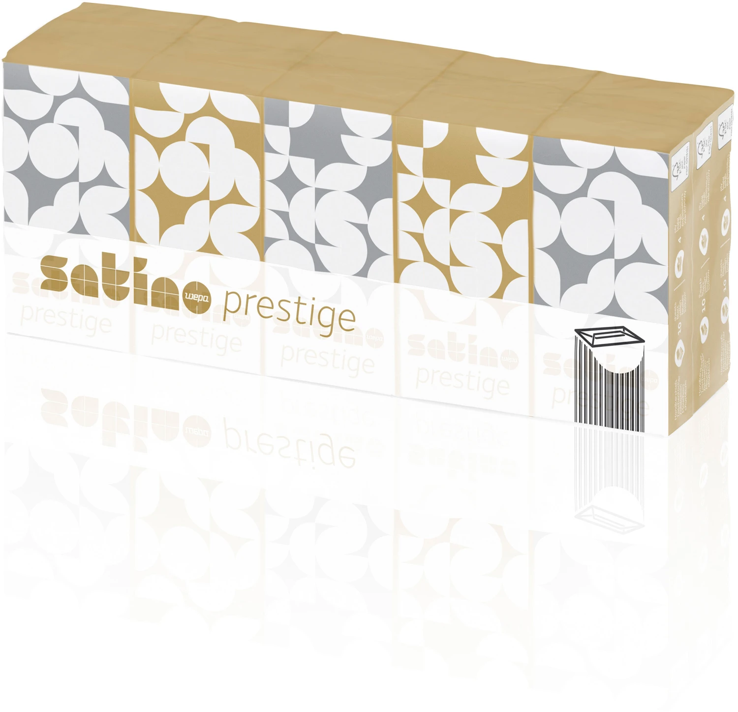 SATINO Taschentücher Prestige 4-lagig, 15 Pack