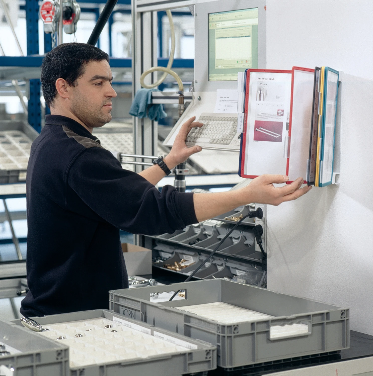 DURABLE Wandhalter/Tischmodul Vario Wall 10