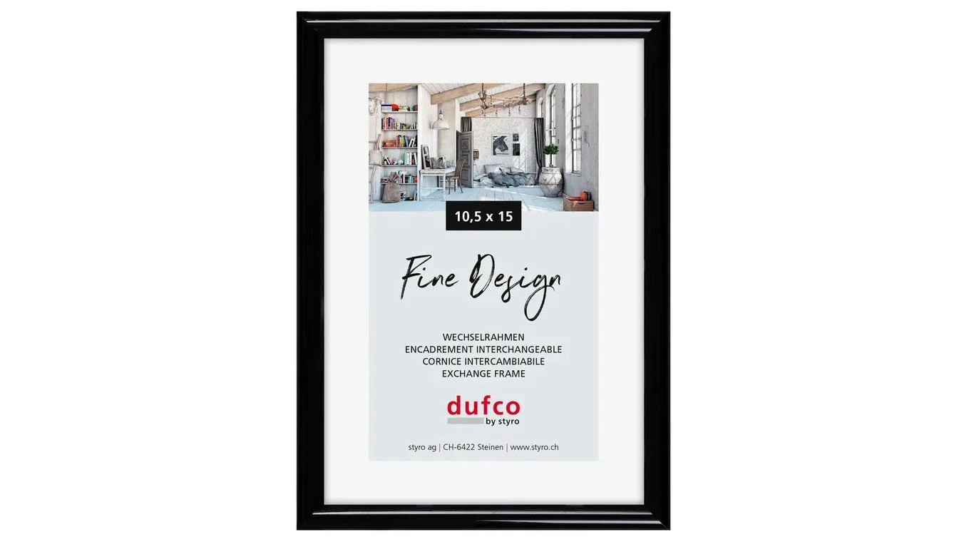 DUFCO "Fine Design" Bilderrahmen Kunststoff 10.5 x 15 cm