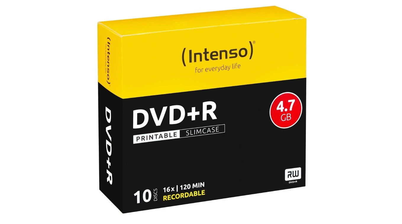 INTENSO DVD+R Slim 4.7GB - 10er Pack