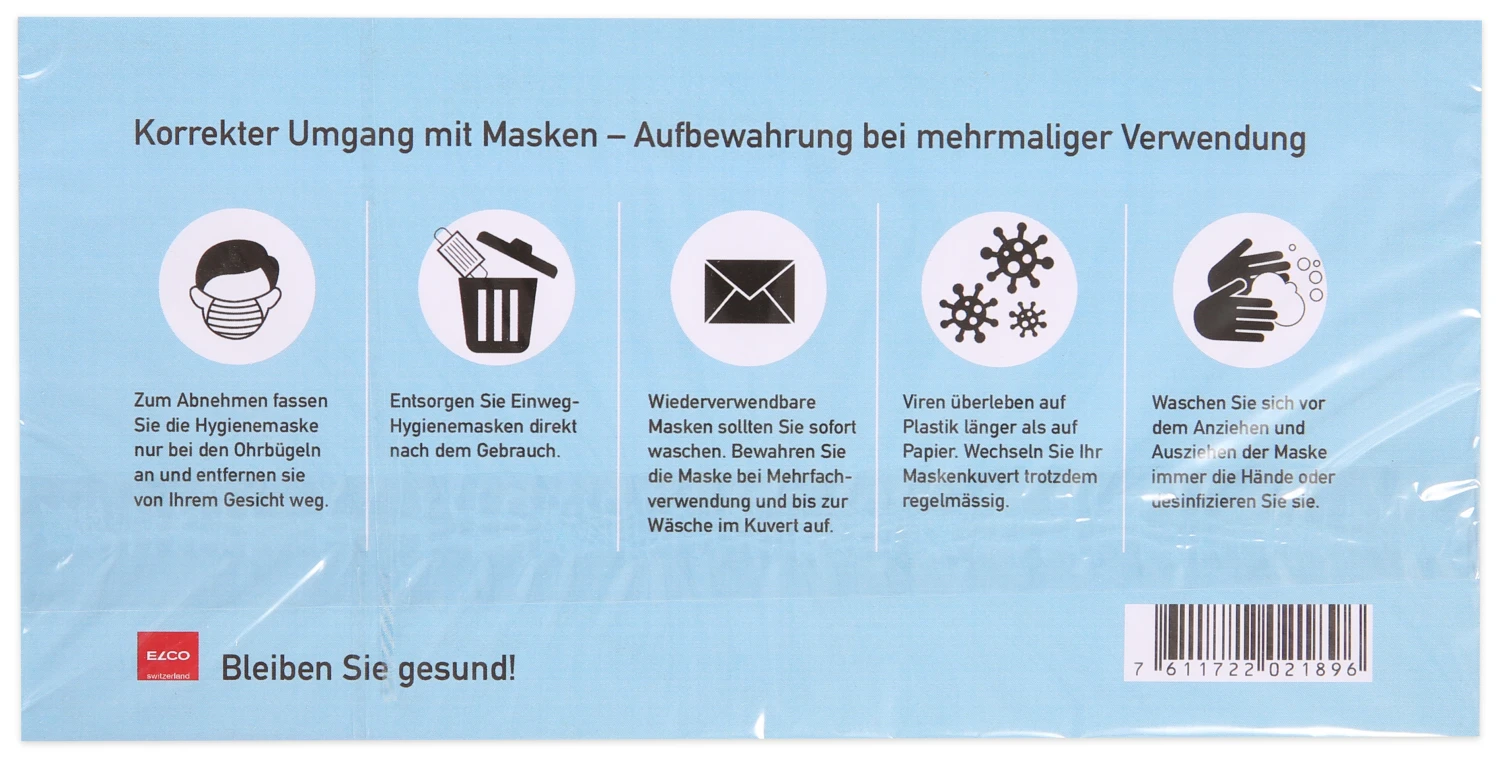 ELCO Maskentasche 10 Stück