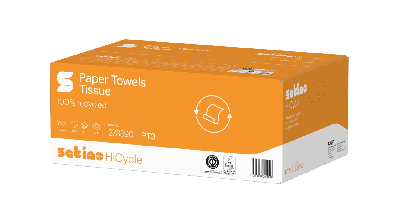 SATINO Papierhandtücher Hicycle C-Falz, 2-lagig, weiss