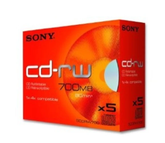 Sony 5-Pack CD-Rewritable 700 MB