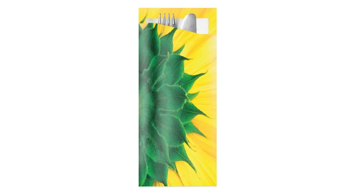Bestecktaschen Top Sunflower 250 Stück
