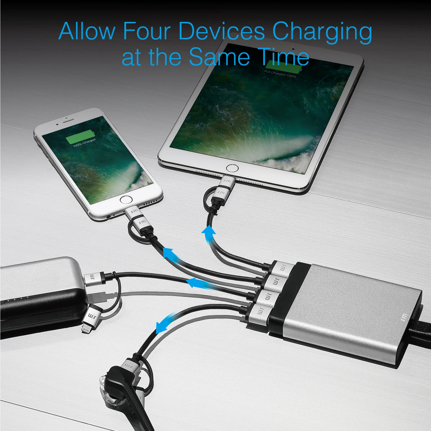 Just Mobile AluCharge Multi-Port USB Charger
