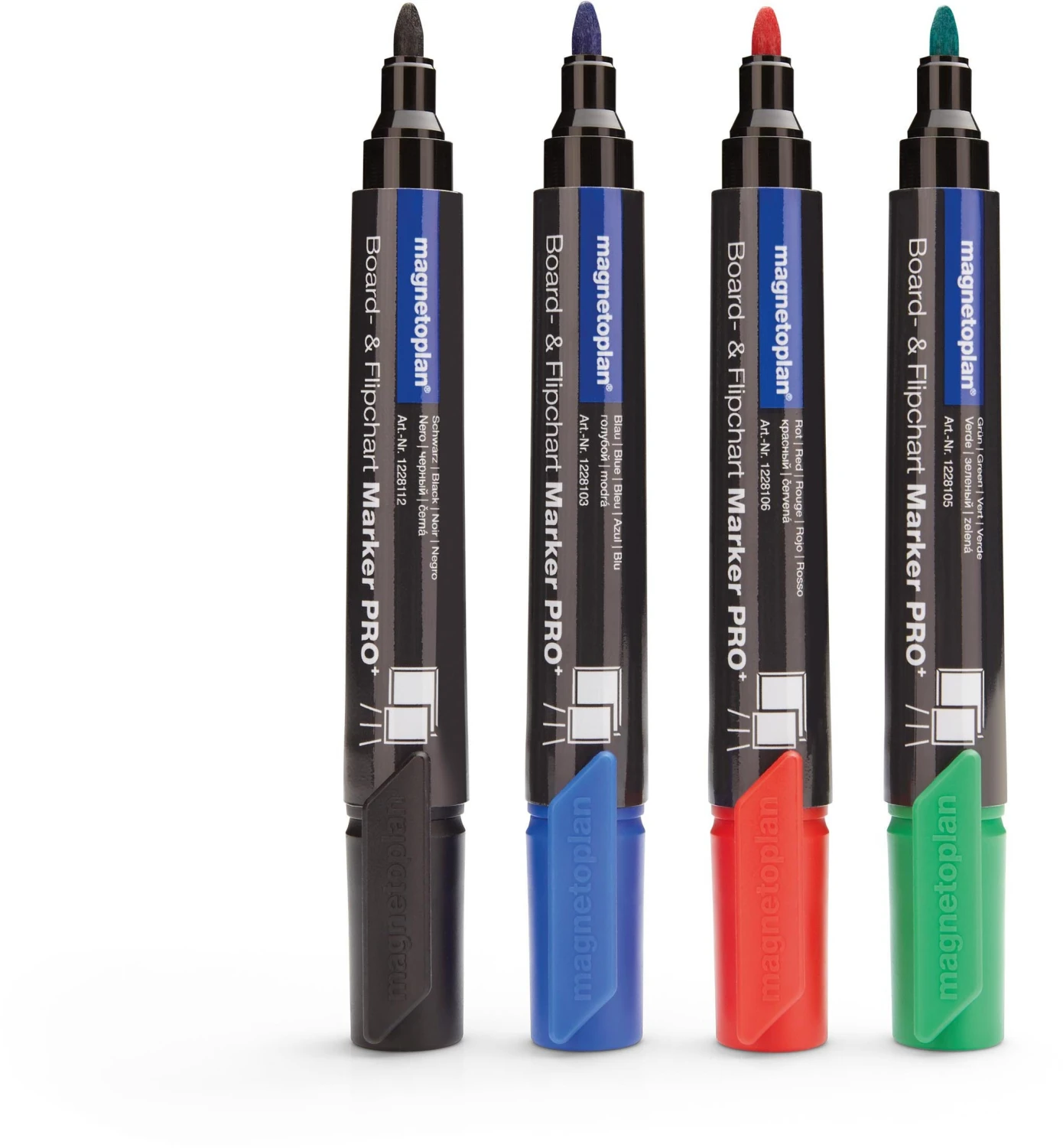 MAGNETOPLAN Kombimarker Pro+ 4er Pack