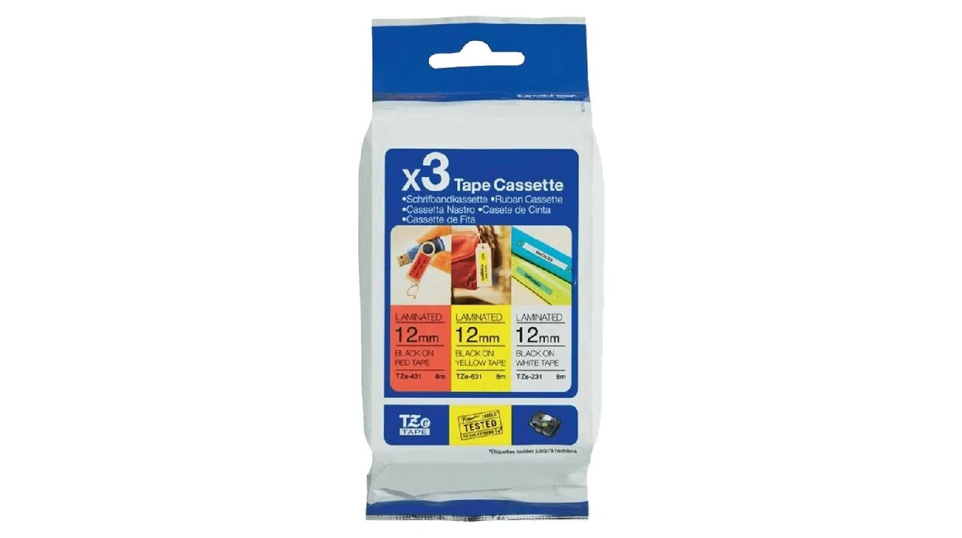 BROTHER P-TOUCH TZe-31M3 Multipack