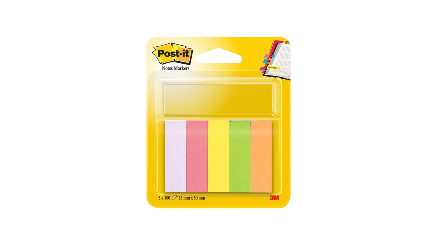 POST-IT Haftstreifen 5 x 100 Blatt