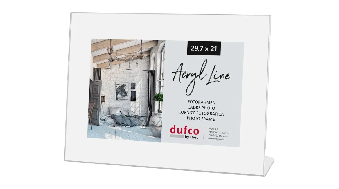 DUFCO "Acryl Line" Bilderrahmen Kunststoff 29.7 x 21 cm