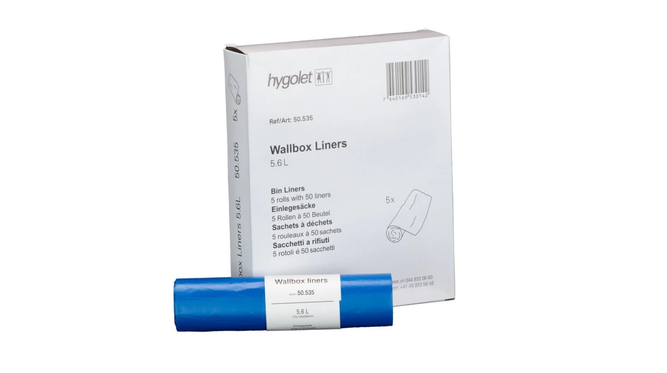 HYGOLET Einlagesäcke zu Wallbox, 5 Rollen