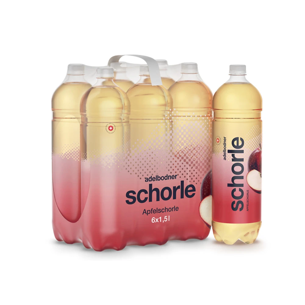 ADELBODNER Apfelschorle 6 x 1.5 Liter