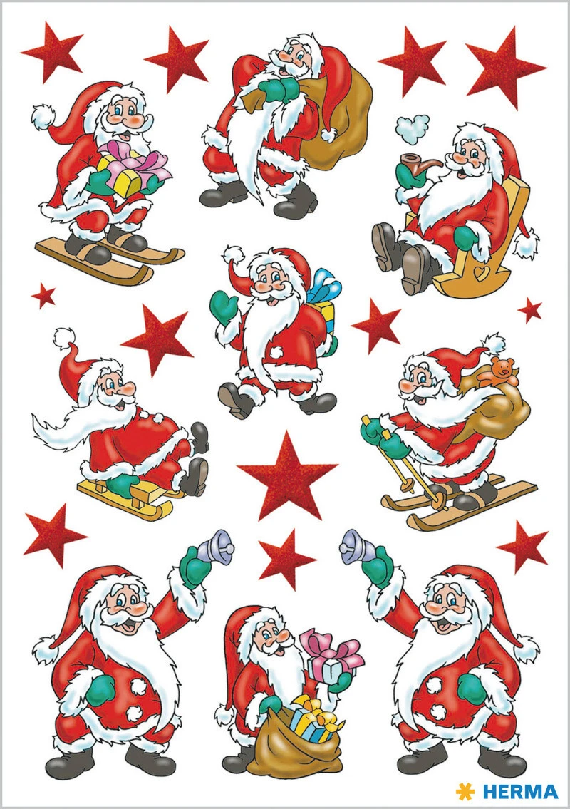 HERMA Sticker Weihnachten - 63 Stk.