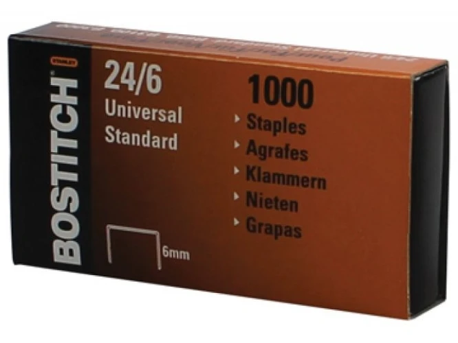 BOSTITCH Heftklammern 24/6, 6 mm - 1000 Stück
