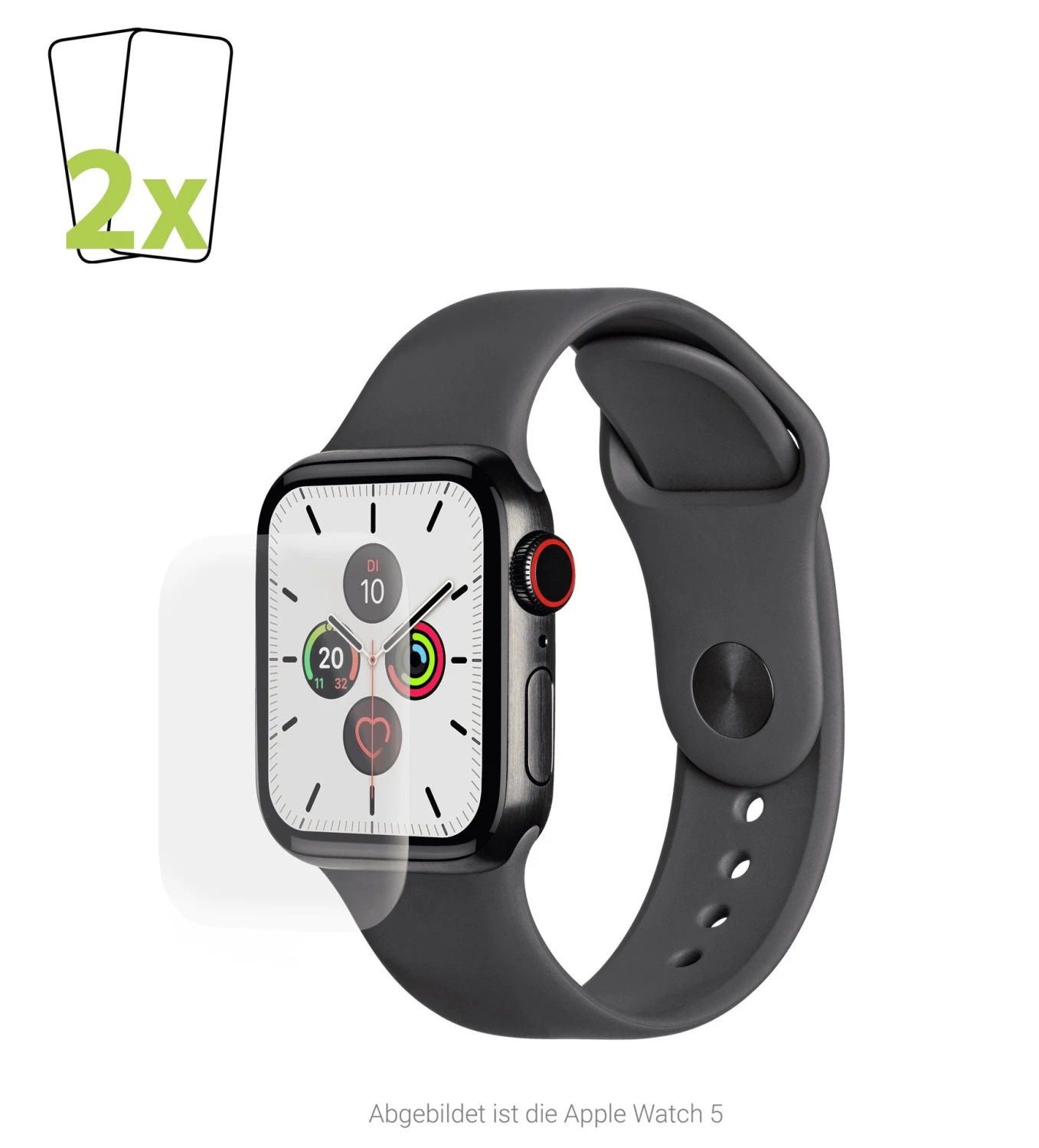 ARTWIZZ ScratchStopper Pro Schutzfolie Apple Watch 44mm