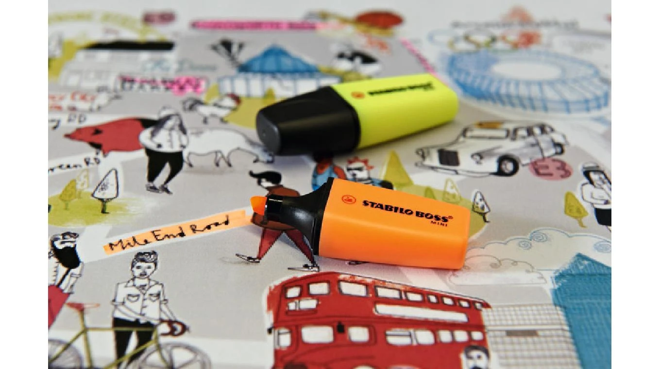 STABILO Boss MINIpop Box Textmarker 4er Set