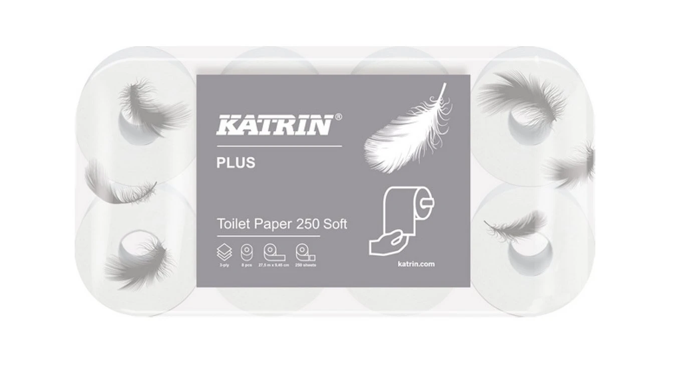 KATRIN WC-Papier 3-lagig, 72 Rollen