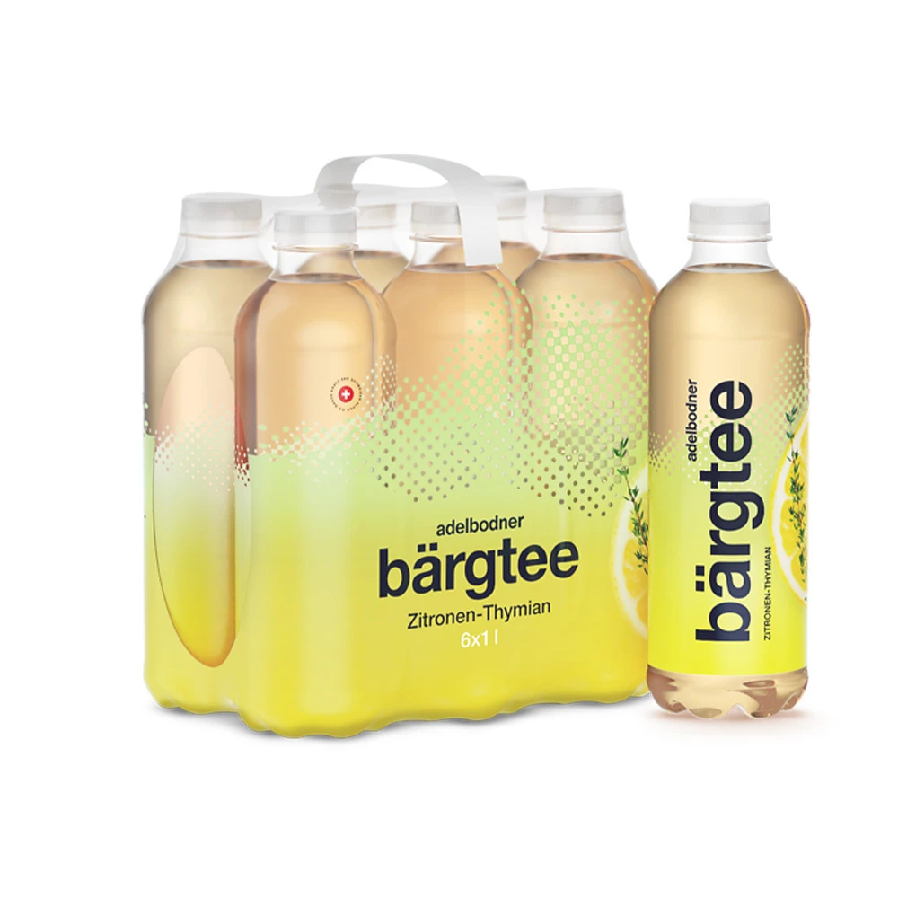 ADELBODNER Bärgtee Zitronen-Thymian 6 x 1 Liter