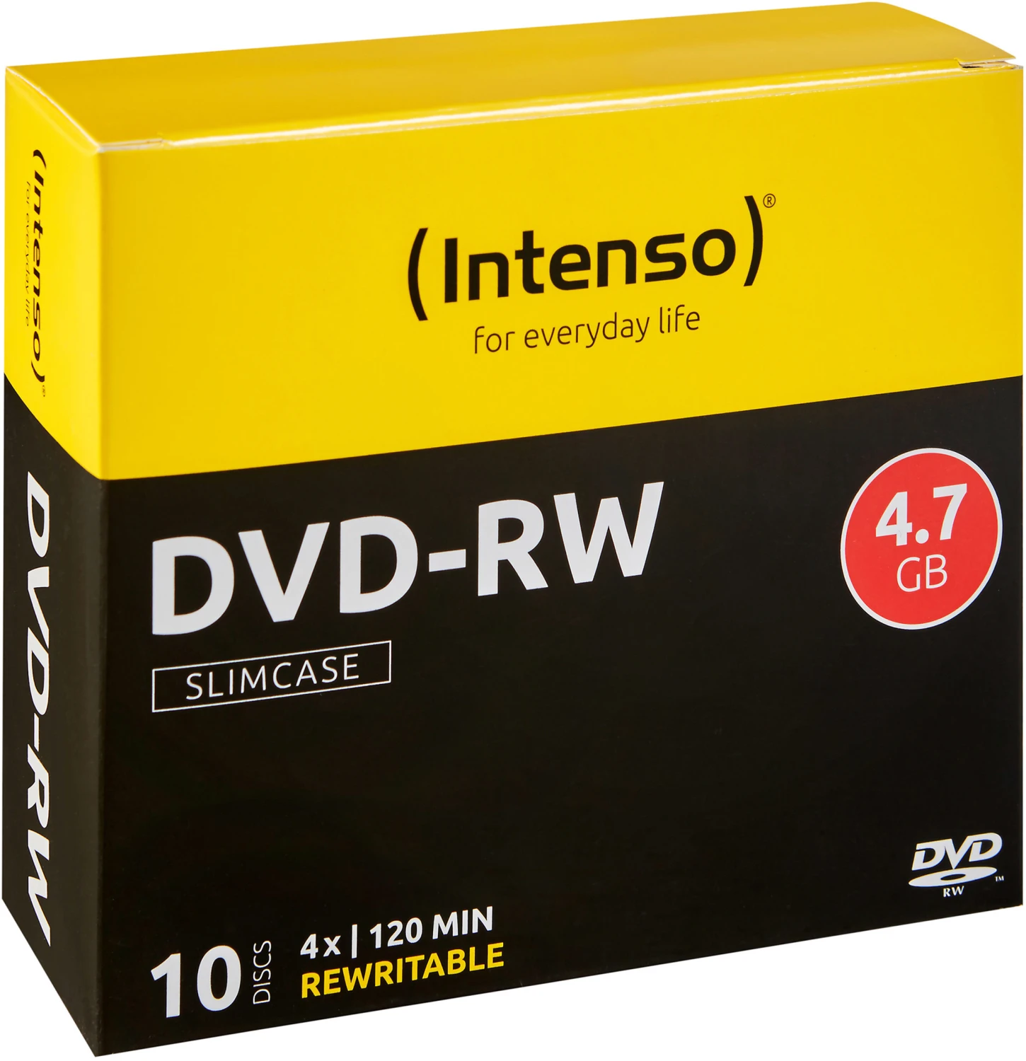 INTENSO DVD-RW Slim 4.7GB - 10 Stk.