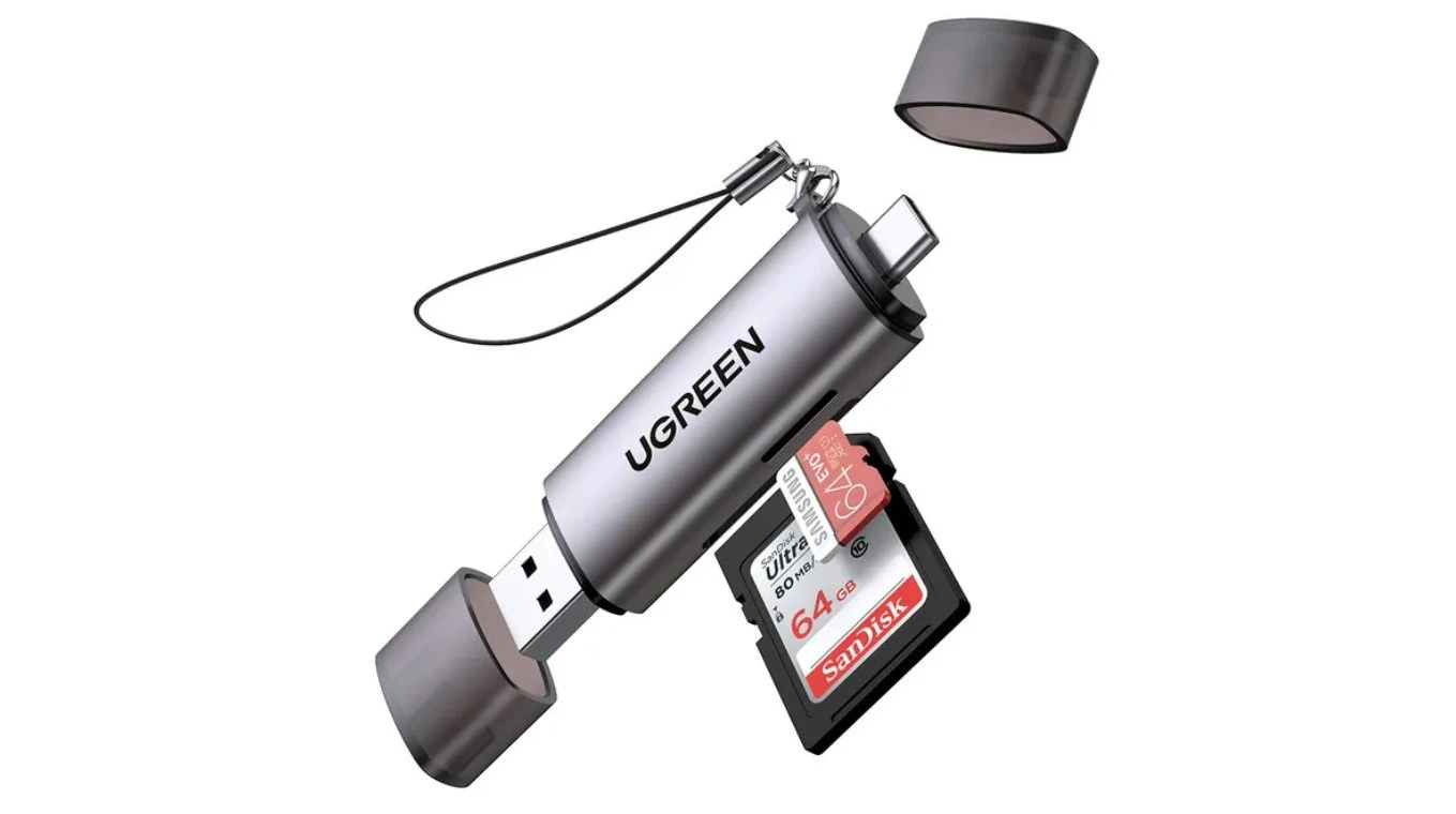 UGREEN USB-C + USB-A Card Reader TF/SD 3.0