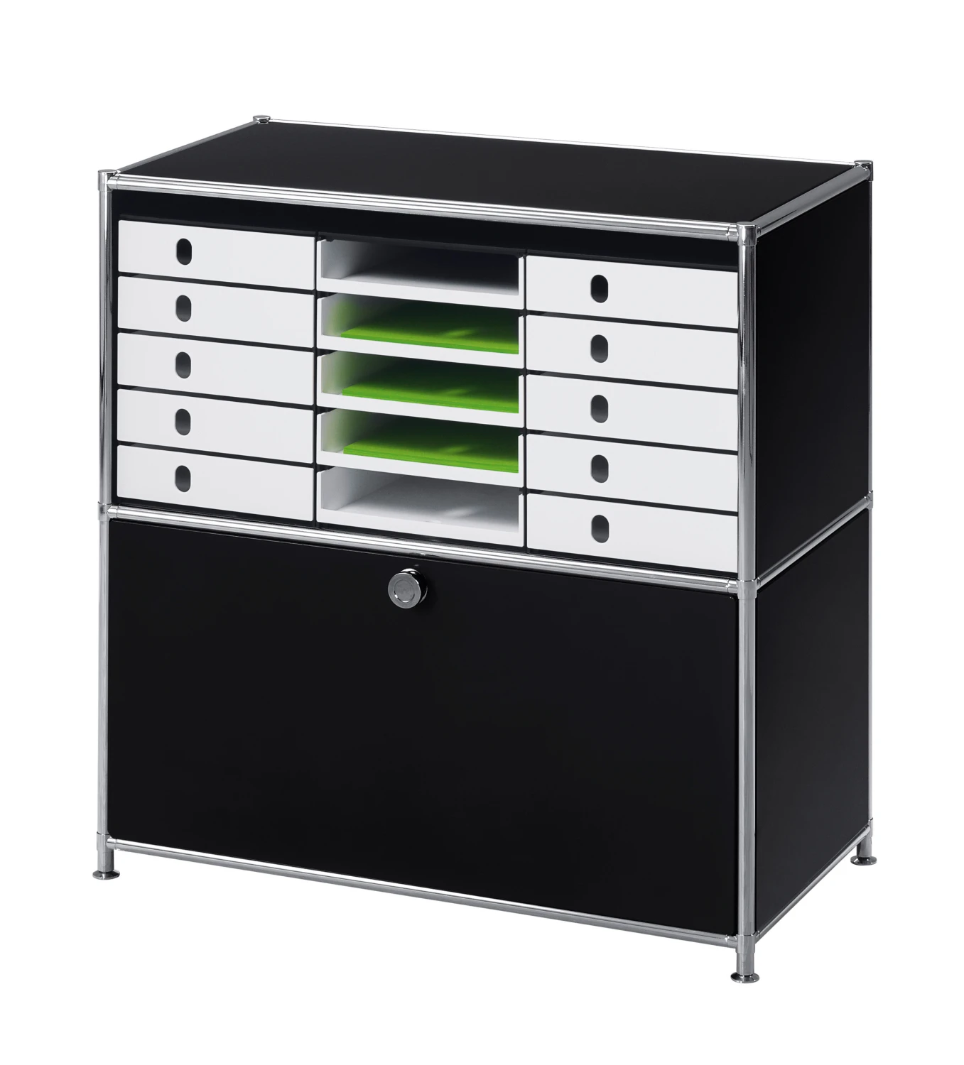 STYRO Schubladenbox Styroval pro black & white