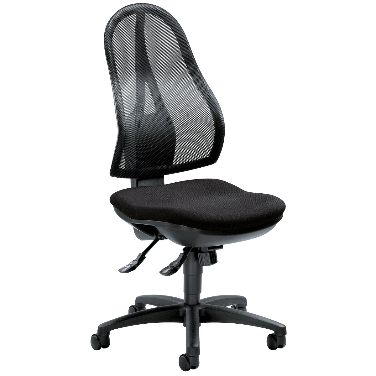 Bürodrehstuhl Comfort NET ohne Armlehnen