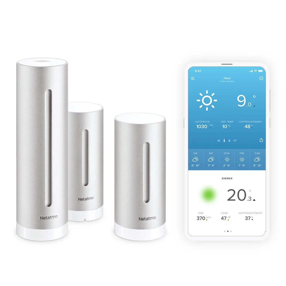 Netatmo Smarte Wetterstation + Zusätzliches Innenmodul