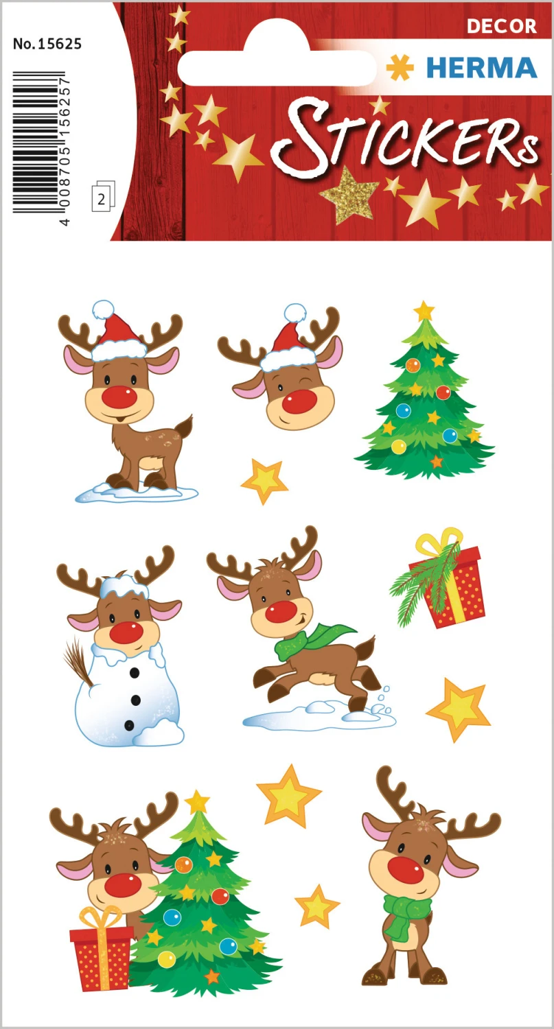HERMA Sticker Weihnachten - 24 Stk.