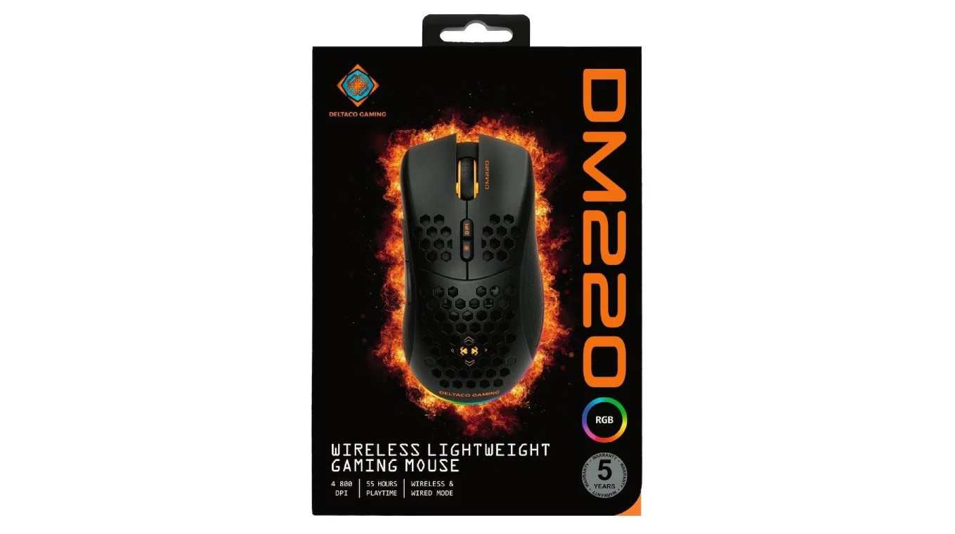 DELTACO DM220 Gaming Maus RGB