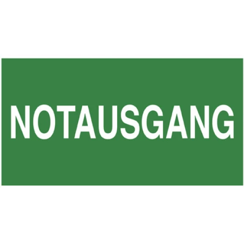 BIELLA Schild Notausgang
