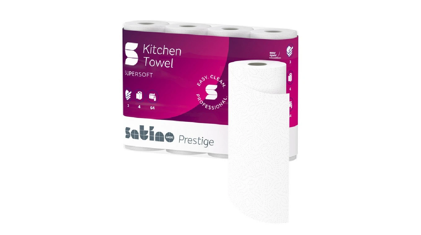 SATINO Küchenrollen Prestige 3-lagig, 32 Rollen
