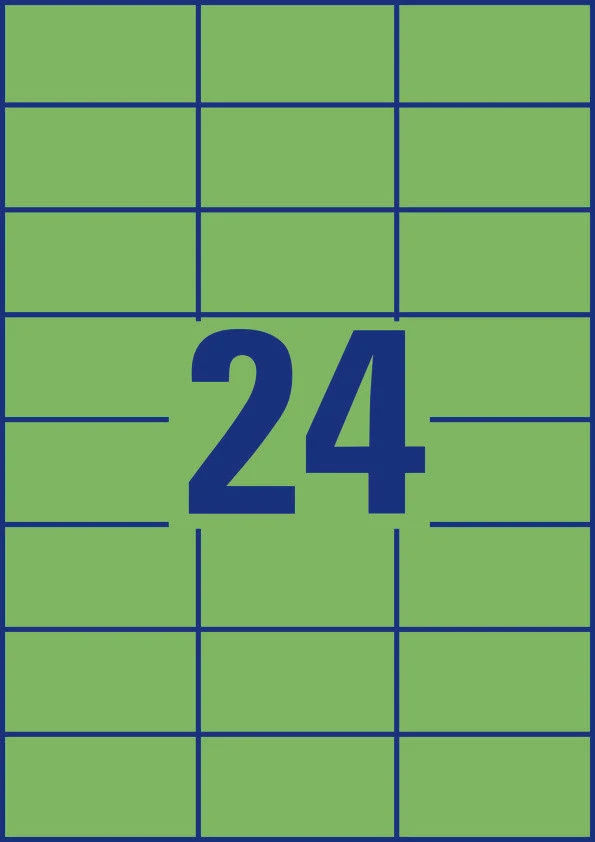 AVERY ZWECKFORM 3450 Etiketten, 70 × 37 mm, 100 Blatt