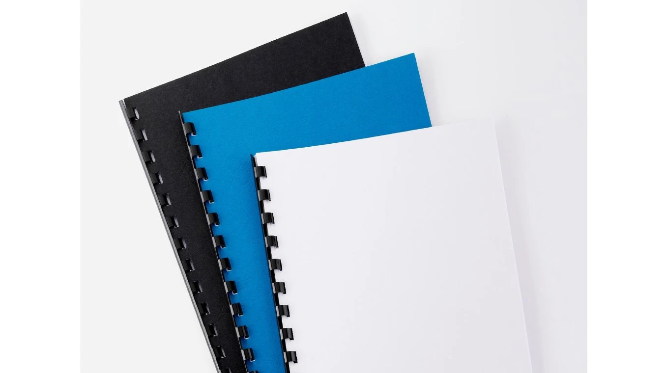 GBC LeatherGrain Deckblatt blau A4 250 g/m²