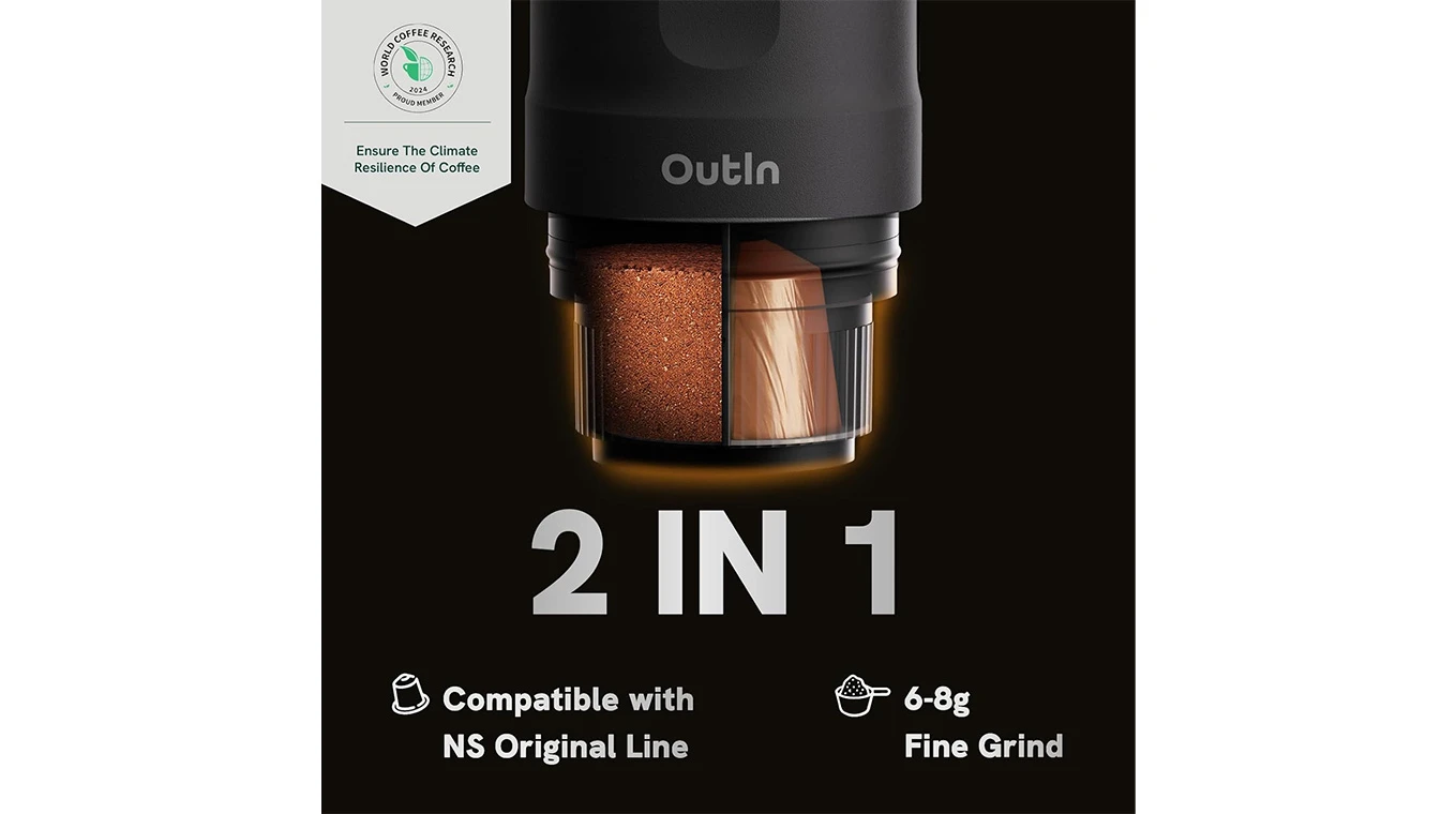 OUTIN Nano Tragbare Espressomaschine