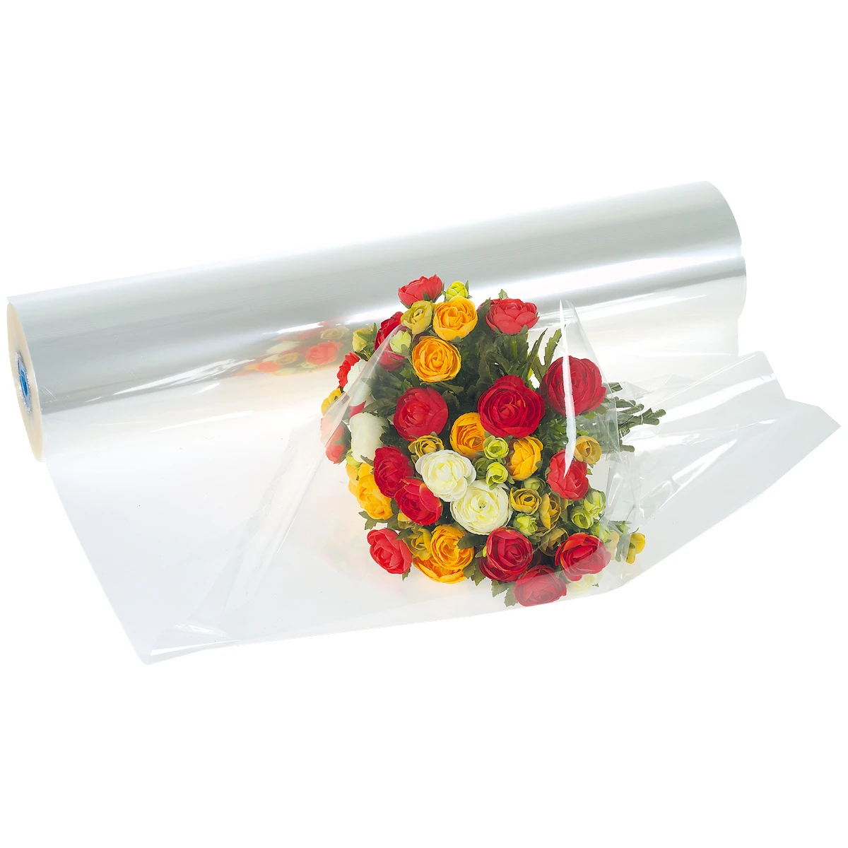 Blumenfolie 30my transparent - 70 cm  x 500 m