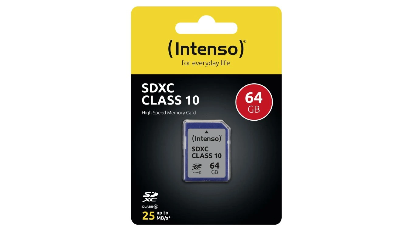 INTENSO SDXC Card 64GB - Class 10