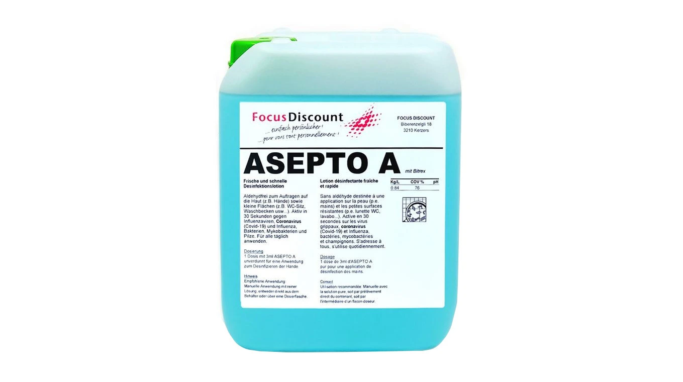 FOCUS Händedesinfektionsmittel ASEPTO A 5 L