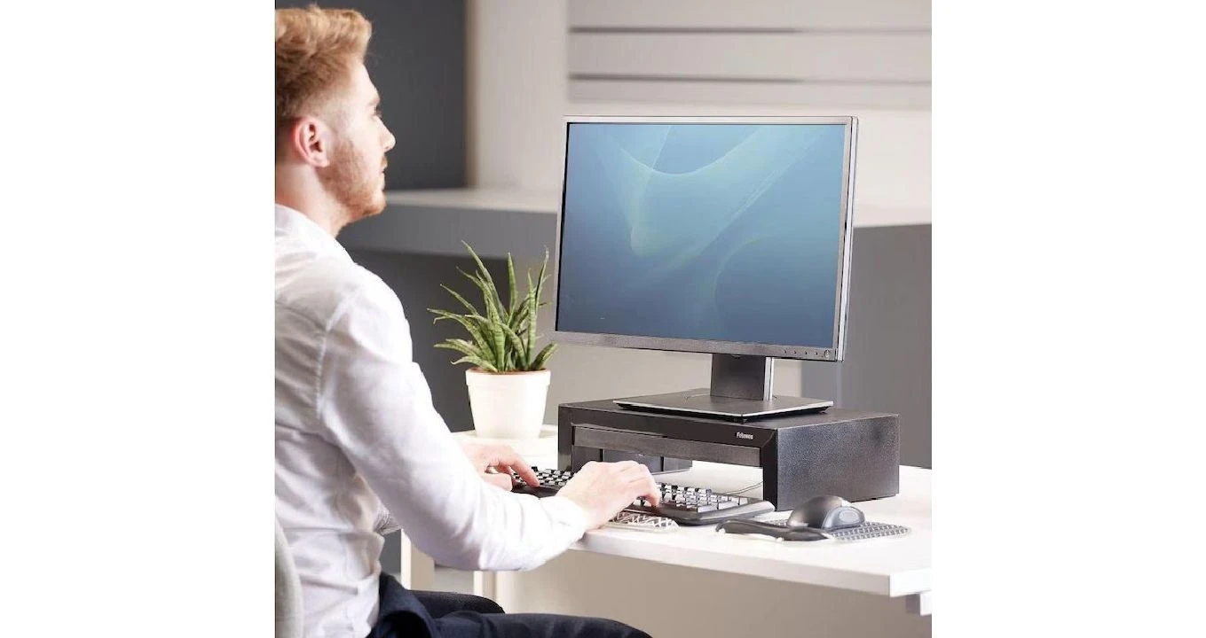 FELLOWES Chevron Mauspad mit Handgelenkstütze