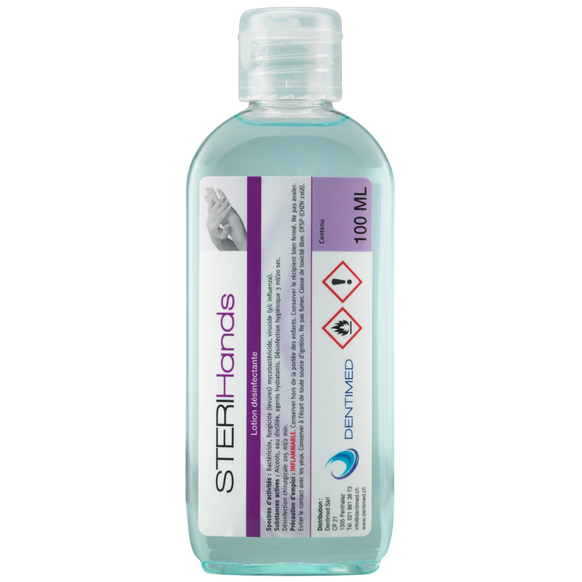 DENTIMED Händedesinfektionsmittel Sterihands 12 x 100 ml